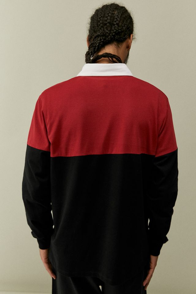 FILA UO Exclusive Red Fletcher Rugby Shirt #3