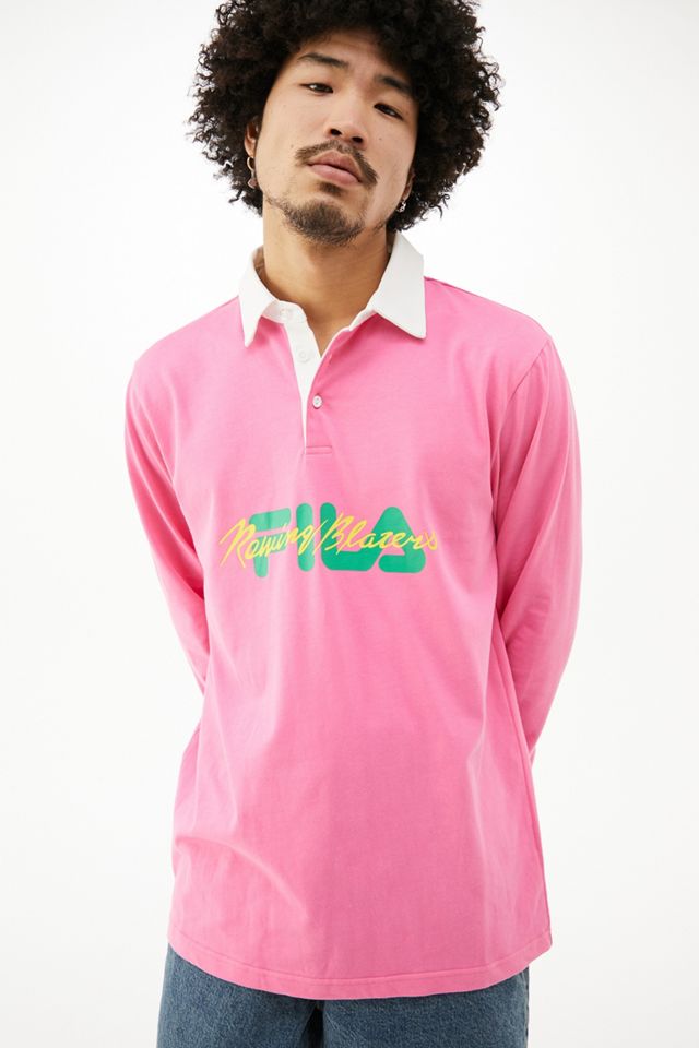 FILA Pink Damian Rugby Shirt