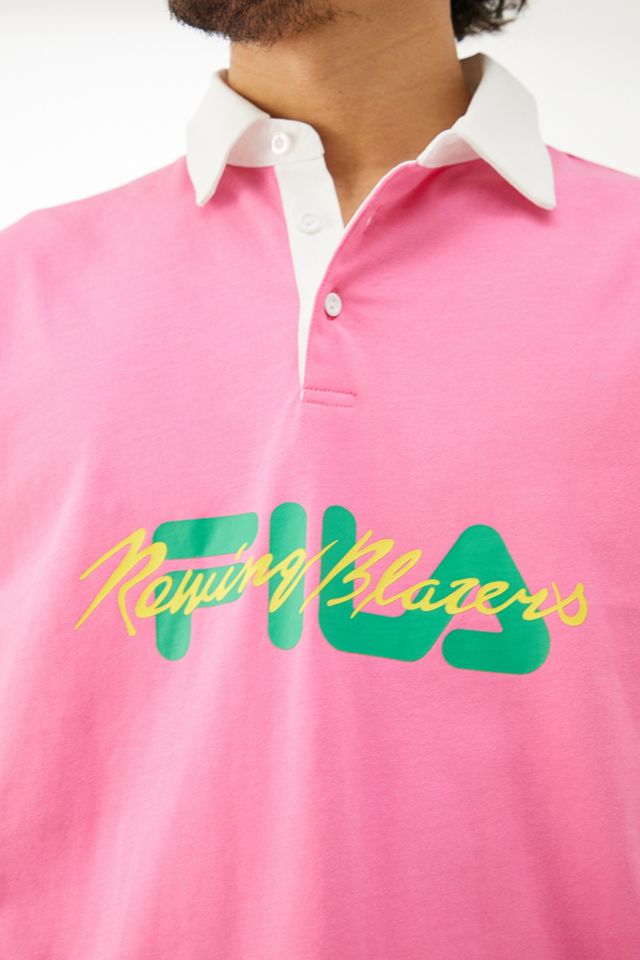 FILA Pink Damian Rugby Shirt #2
