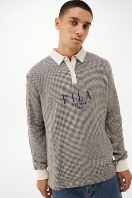 brown fila shirt