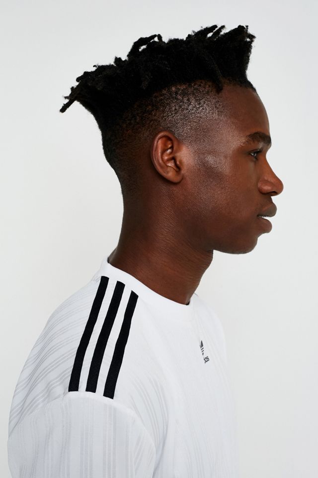 adidas White Long-Sleeve Football Jersey Top #2