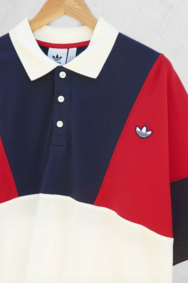 adidas - Polo pour homme rouge #1