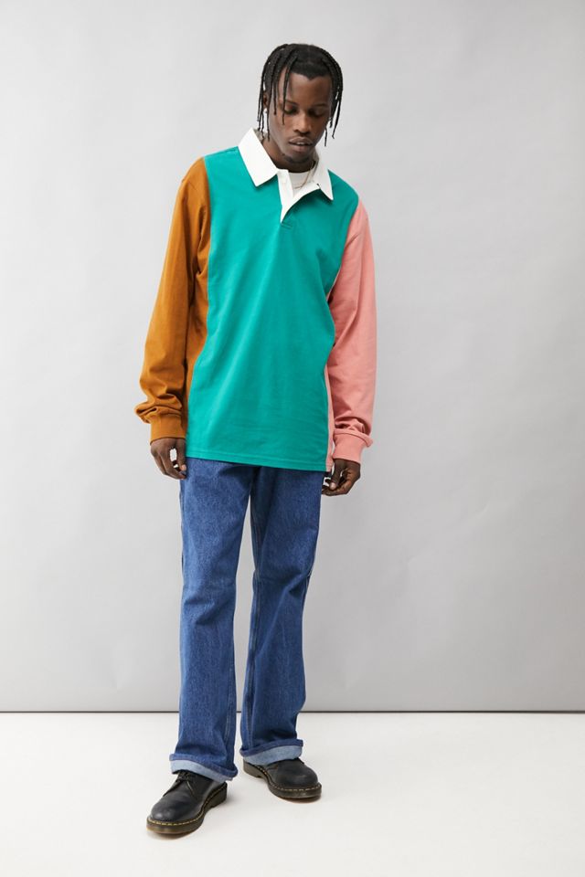 UO Colour-Block Rugby Shirt | Urban Outfitters UK