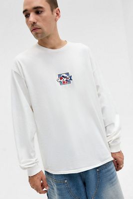Jaded London White Ines Waffle Long Sleeve Top | Urban
