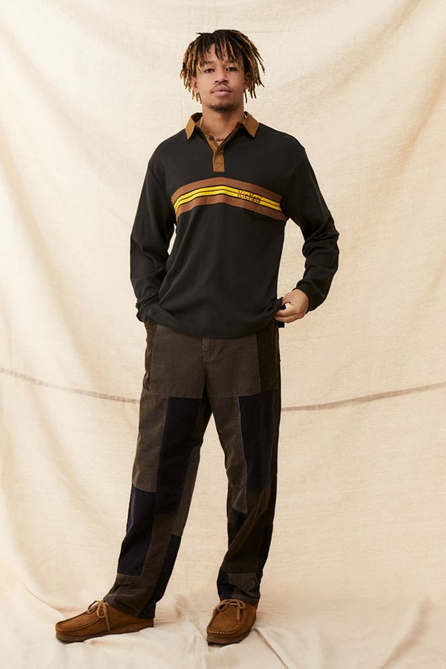 Kickers Black & Brown Rugby Polo Shirt #4