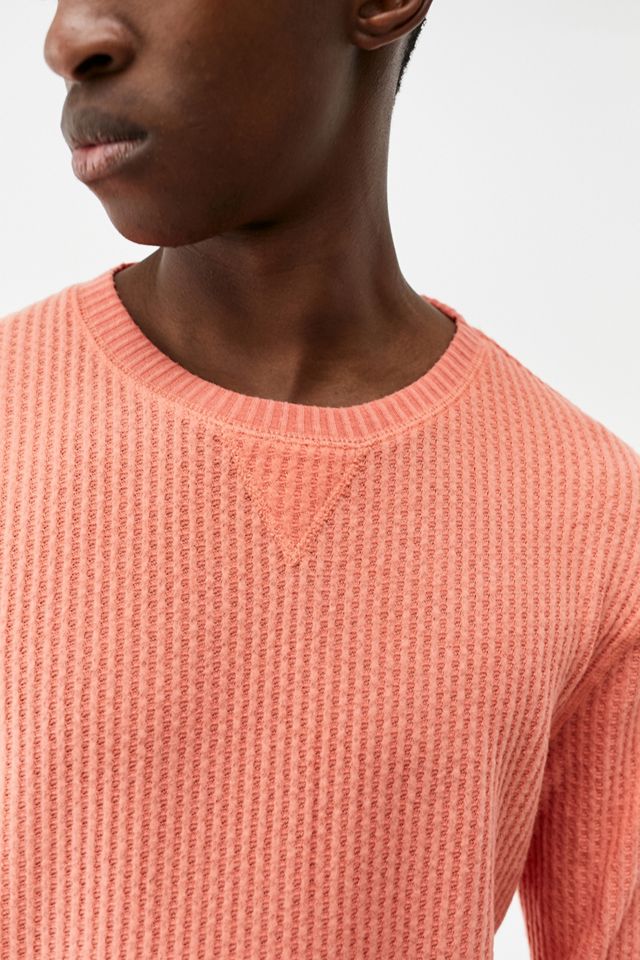 Standard Cloth Coral Joseph Waffle Shirt #3
