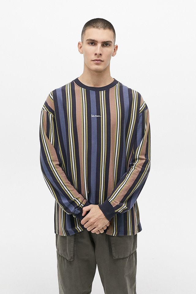 iets frans... Vertical Stripe Long Sleeve T-Shirt | Urban Outfitters UK