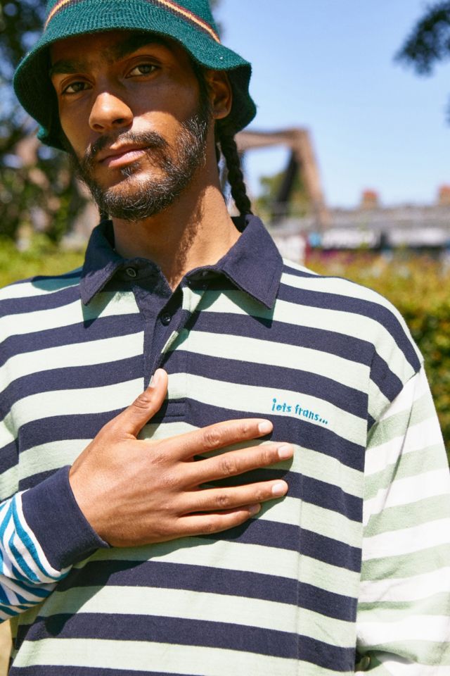 iets frans... Multi Stripe Rugby Shirt | Urban Outfitters UK