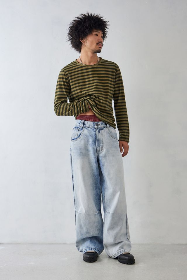 BDG Green Breton Striped Long-Sleeved T-Shirt  #3