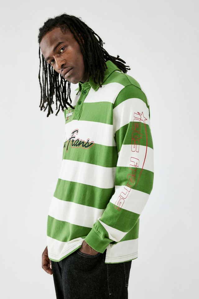 iets frans... Green Stripe Polo Shirt #2