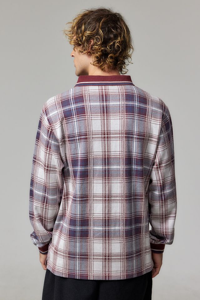 iets frans... Burgundy Check Polo Shirt #3