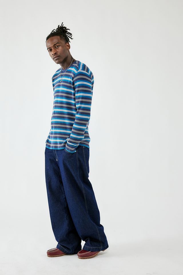 Camiseta de Manga Larga a Rayas Waffle BDG #1