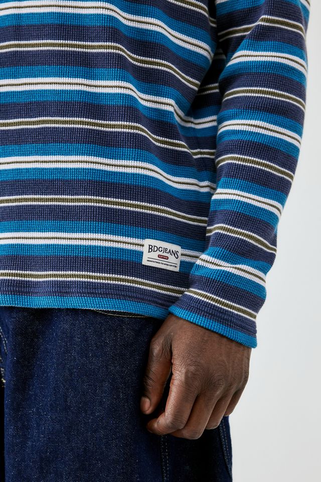 Camiseta de Manga Larga a Rayas Waffle BDG #2