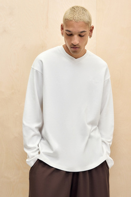 Iets frans. T-shirt à manches longues blanc gaufré en taille: XS - iets frans... - Modalova