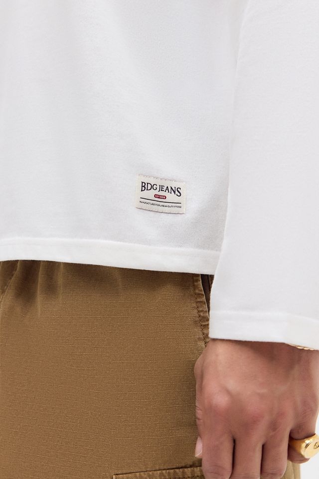 BDG Weißes Raglan-Langarmshirt #2