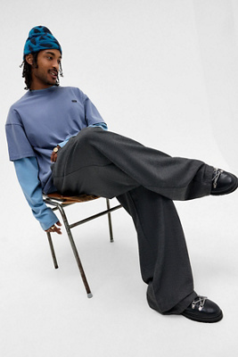 Iets frans. T-shirt bleu à double couche en taille: TTP - iets frans... - Modalova