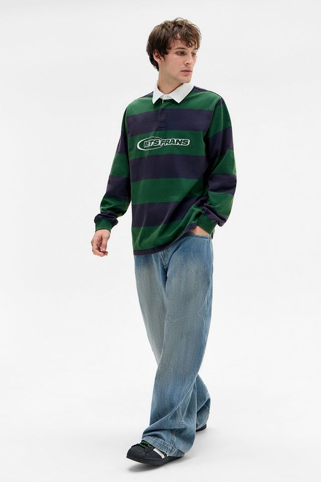 iets frans... Camisa de Rugby de Rayas Verdes Rodri #1