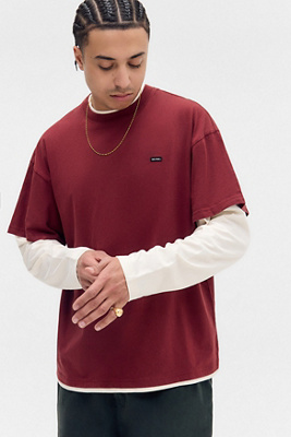 Iets frans. T-shirt double couche à manches longues bourgogne en taille: TTP - iets frans... - Modalova