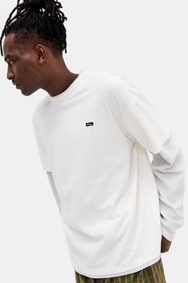 iets frans... Camiseta de Doble Capa Blanca y Gris
