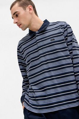 iets frans... Blau Gestreiftes Poloshirt