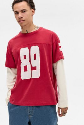 BDG Red 89 Double Layer T-Shirt