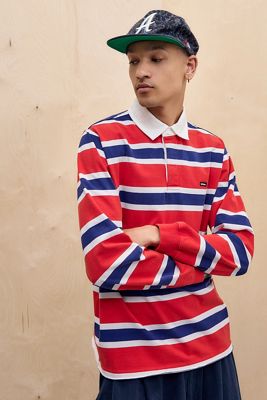 iets frans... Red Stripe Rugby Top