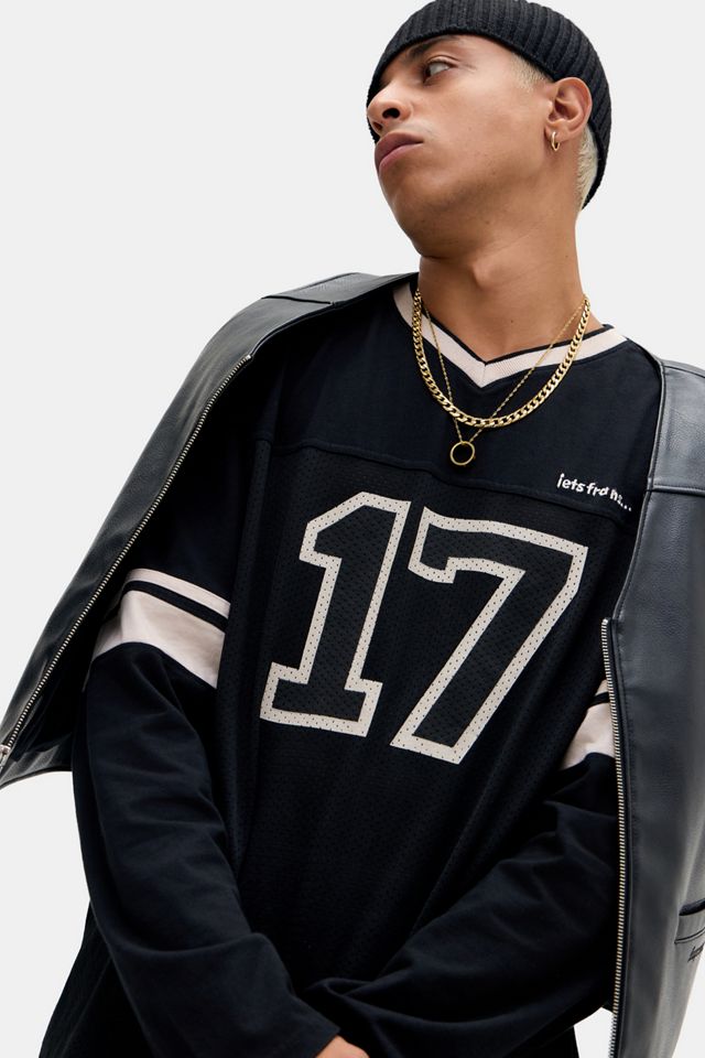 iets frans... Schwarzes Airtex Langarmshirt #4