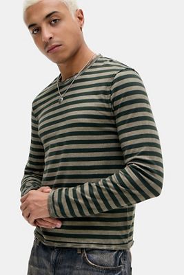 BDG Green Grunge Long Sleeve T-Shirt