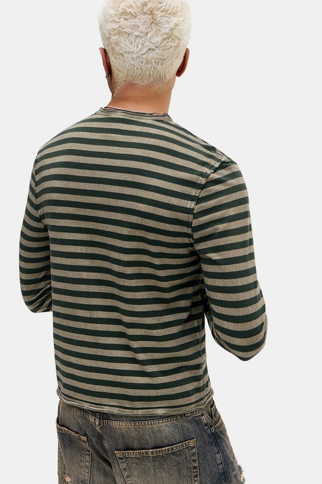 Maglietta a maniche lunghe BDG Verde Grunge #2