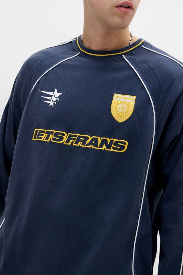 iets frans... Navy Long Sleeve Piped T-Shirt #1
