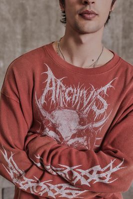 T-shirt crâne rouge Archivis
