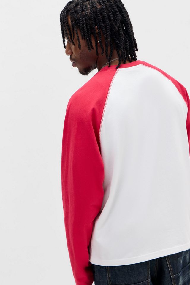 UO Red Rodeo Long Sleeve Raglan T-Shirt #3
