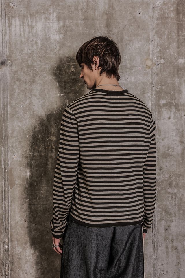 Archivis Grunge Henley T-Shirt #3