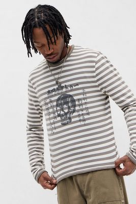 Archivis Stripe Graphic Long Sleeve T-Shirt