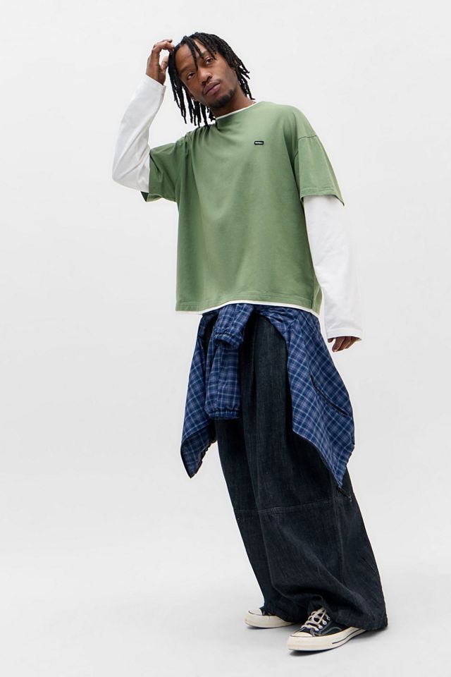 iets frans... Bold Green Double Layer T-Shirt #1
