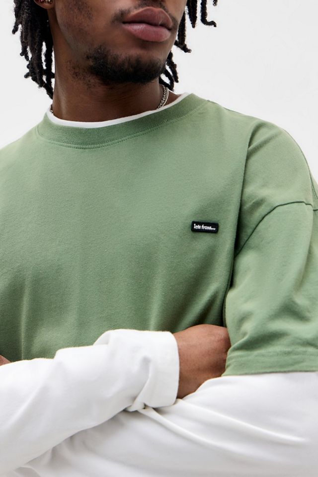 iets frans... Bold Green Double Layer T-Shirt #2