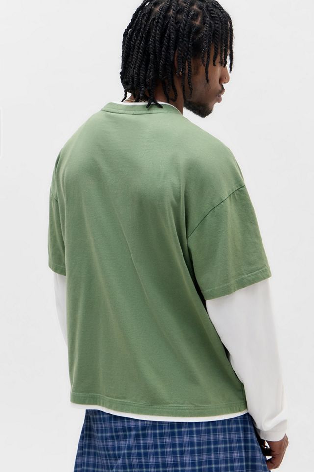 iets frans... Bold Green Double Layer T-Shirt #3
