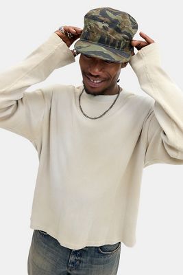 T-shirt gaufré à manches longues BDG