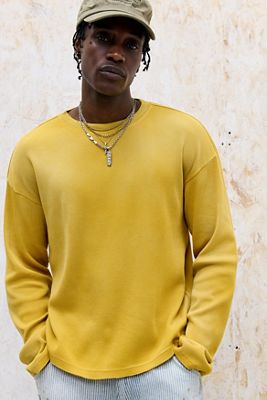 Camiseta de Manga Larga Waffle BDG