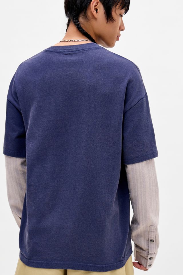 Loom Poplin Doppellagiges Hemd-T-Shirt #3