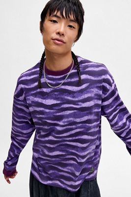 Ayker Printed Wave Stripe Tee