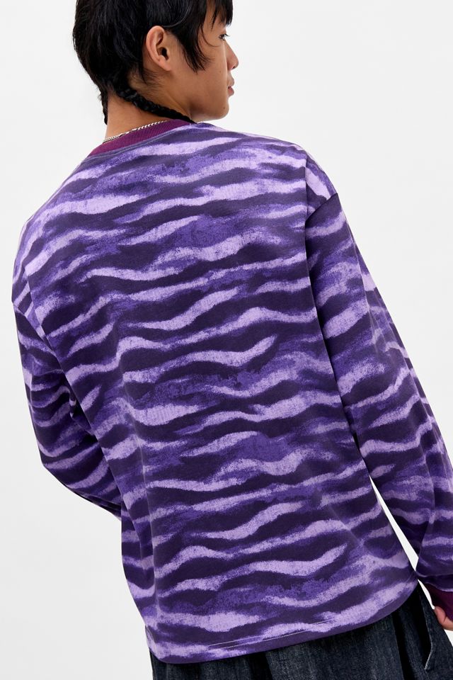 Ayker Bedrucktes Wellenstreifen-T-Shirt #3