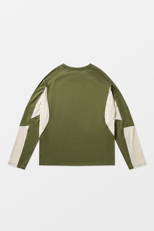 Oakley UO Exclusive Green Moto Long Sleeve Jersey T-Shirt #8