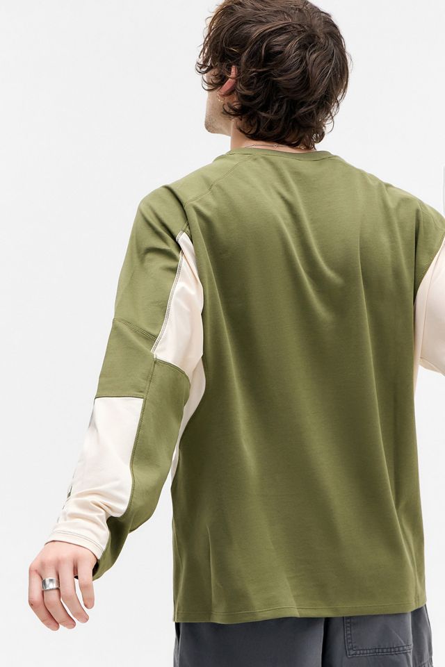 Oakley UO Exclusive Green Moto Long Sleeve Jersey T-Shirt #3