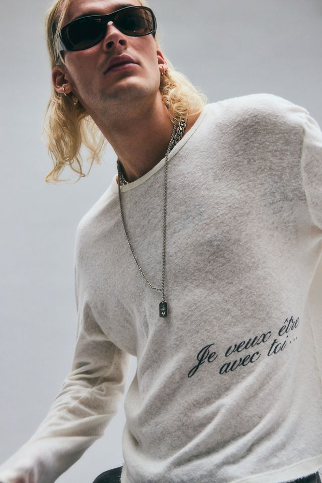 Jaded London Quote Long Sleeve T-Shirt | Urban Outfitters UK