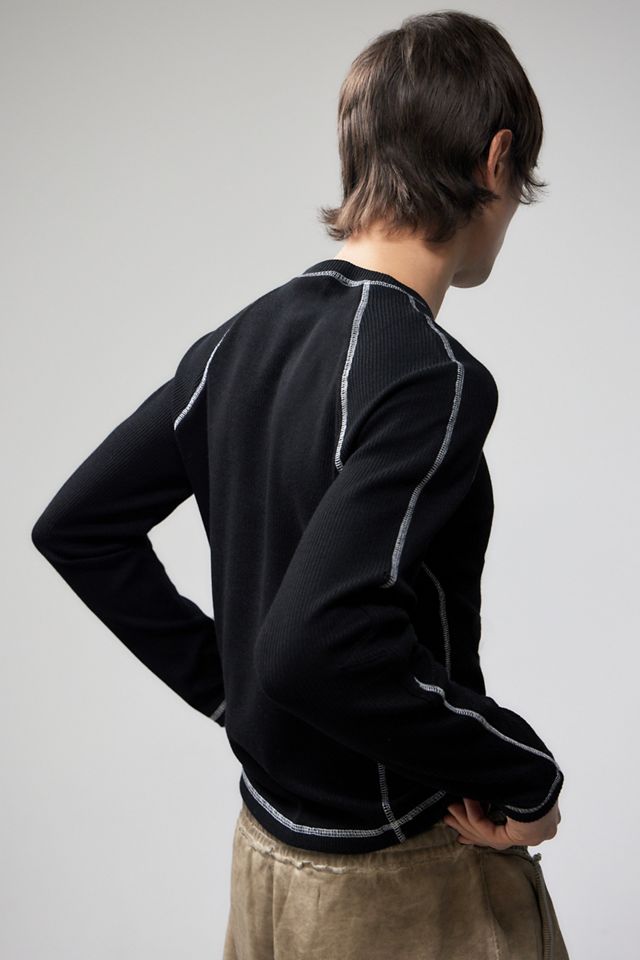 Jaded London Star Applique Ribbed T-Shirt | Urban Outfitters UK