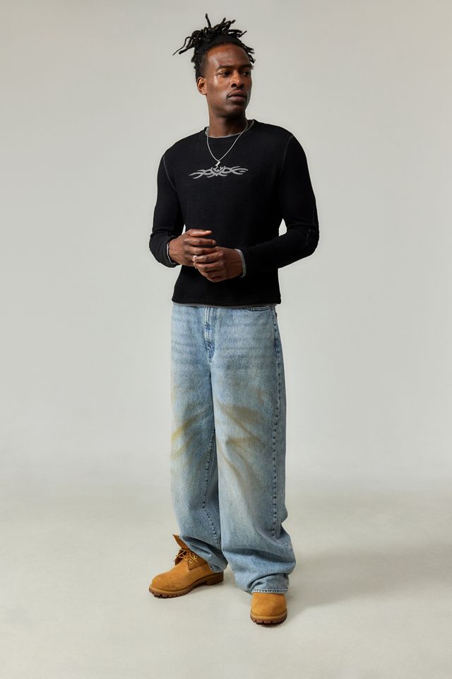 【JADED LONDON】 Black Tattoo Applique Tee（送料無料） Jaded London Black Tattoo Applique Tee | Urban Outfitters UK