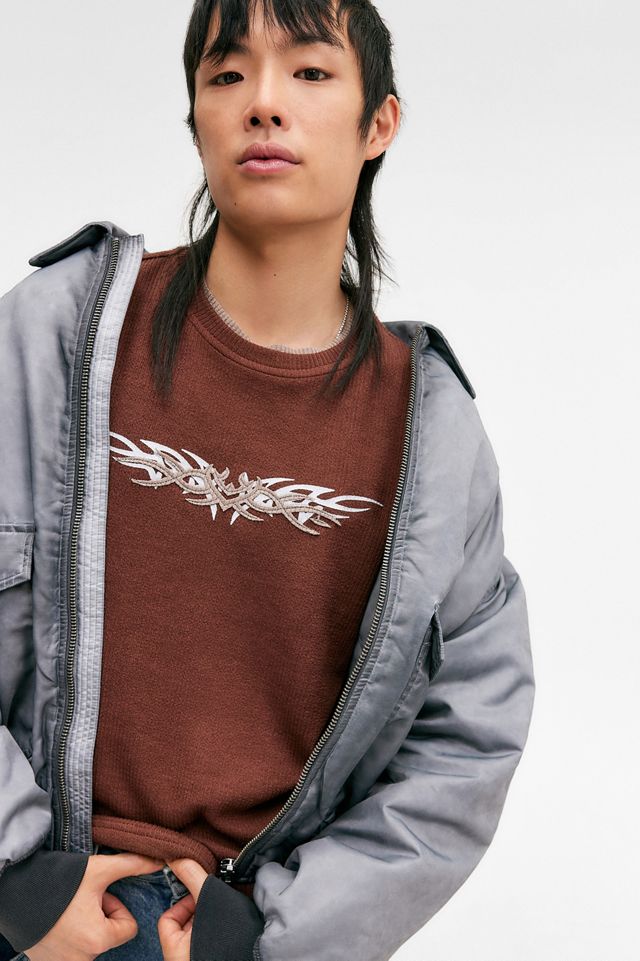 Jaded London Brown Appliqué T-Shirt | Urban Outfitters UK