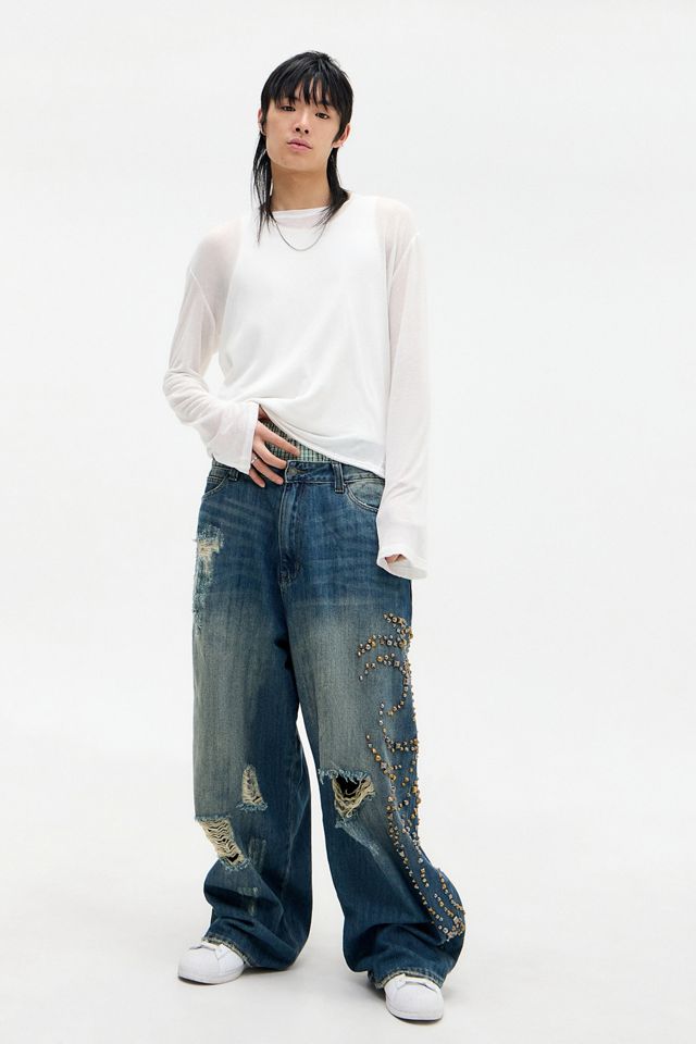 大人気！Jaded London★White Mist Long Sleeve Tシャツ Shop White Mist Long Sleeve | Jaded London | Clothing