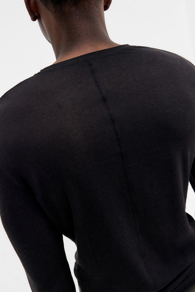 Maglietta a Maniche Lunghe Jaded London Black Mist #2